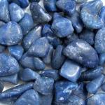 Aventurin blau, Blauquarz Trommelsteine, 200 Gramm 