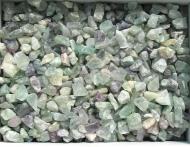 Fluorit mehrfarbig, kleine Rohsteine Dekosteine 500 g.