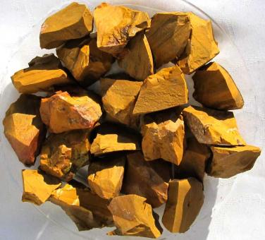 Jaspis gelb braun aus Madagaskar 1 kg