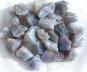 Achat blau-grau, angetrommelt, Wassersteine Dekosteine 500g